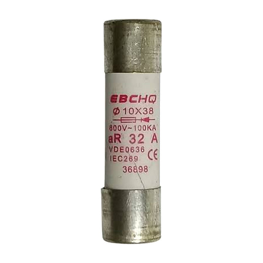 Fusible ultrarrápido aR EBCHQ de 32A 10x38 mm-1