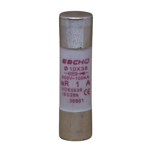 Fusible ultrarrápido aR EBCHQ de 1A 10x38 mm-1