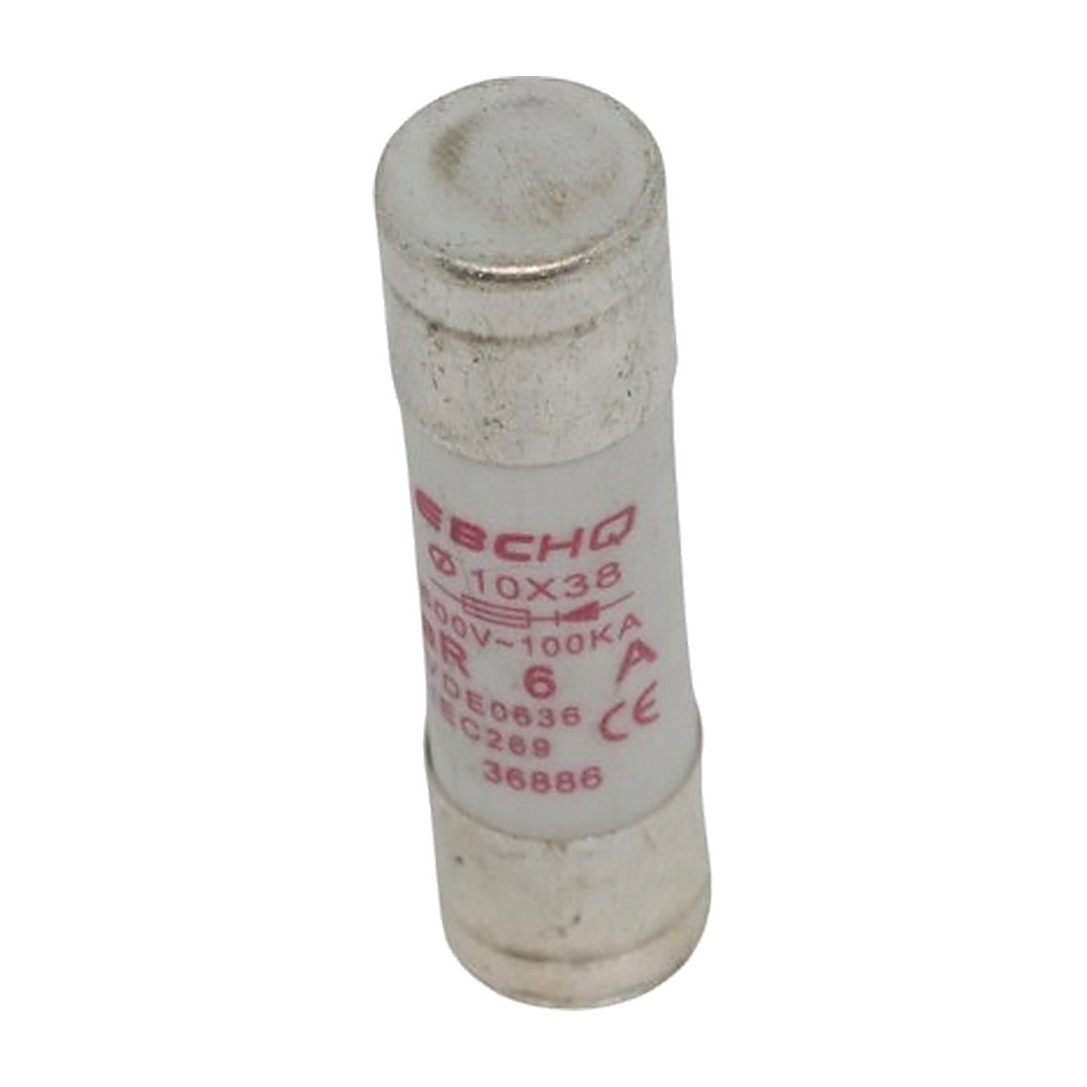 Fusible ultrarrápido aR EBCHQ de 6A 10x38 mm-1