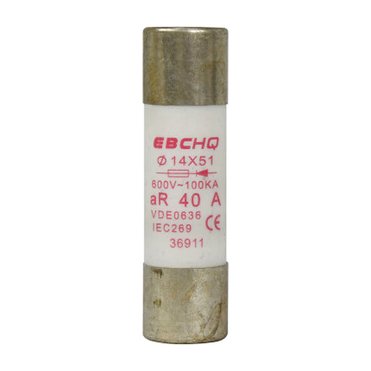 Fusible ultrarrápido aR EBCHQ de 45A 14x51 mm-1