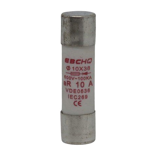 Fusible ultrarrápido aR EBCHQ de 10A 10x38 mm-1