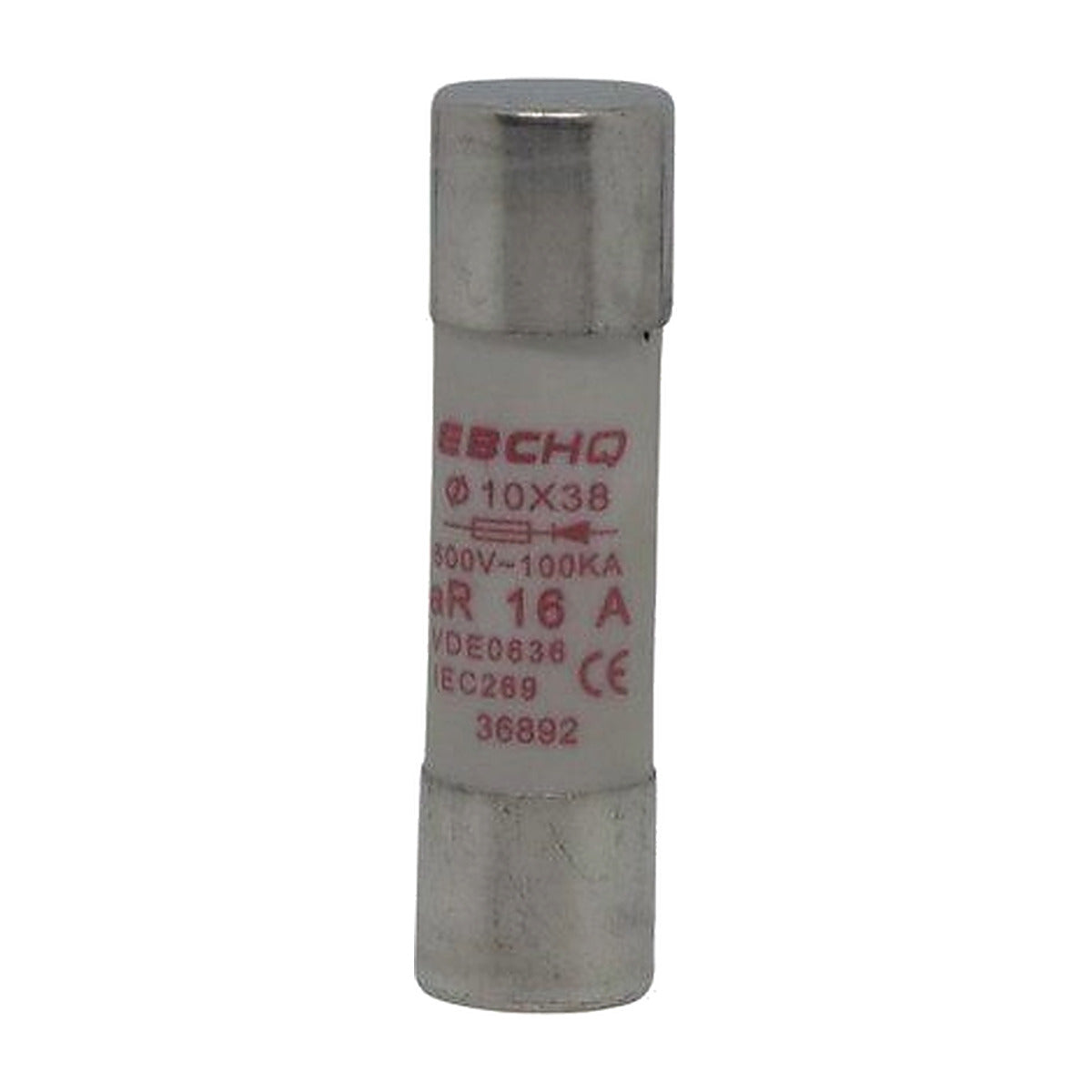 Fusible ultrarrápido aR EBCHQ de 16A 10x38 mm-1