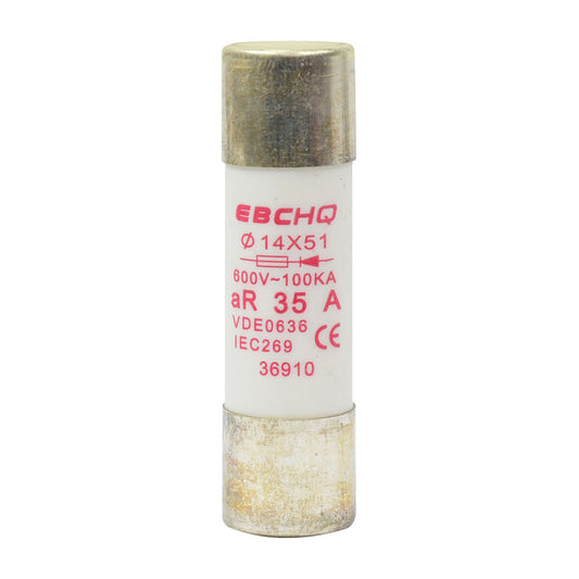 Fusible ultrarrápido aR EBCHQ de 35A 14x51 mm-1