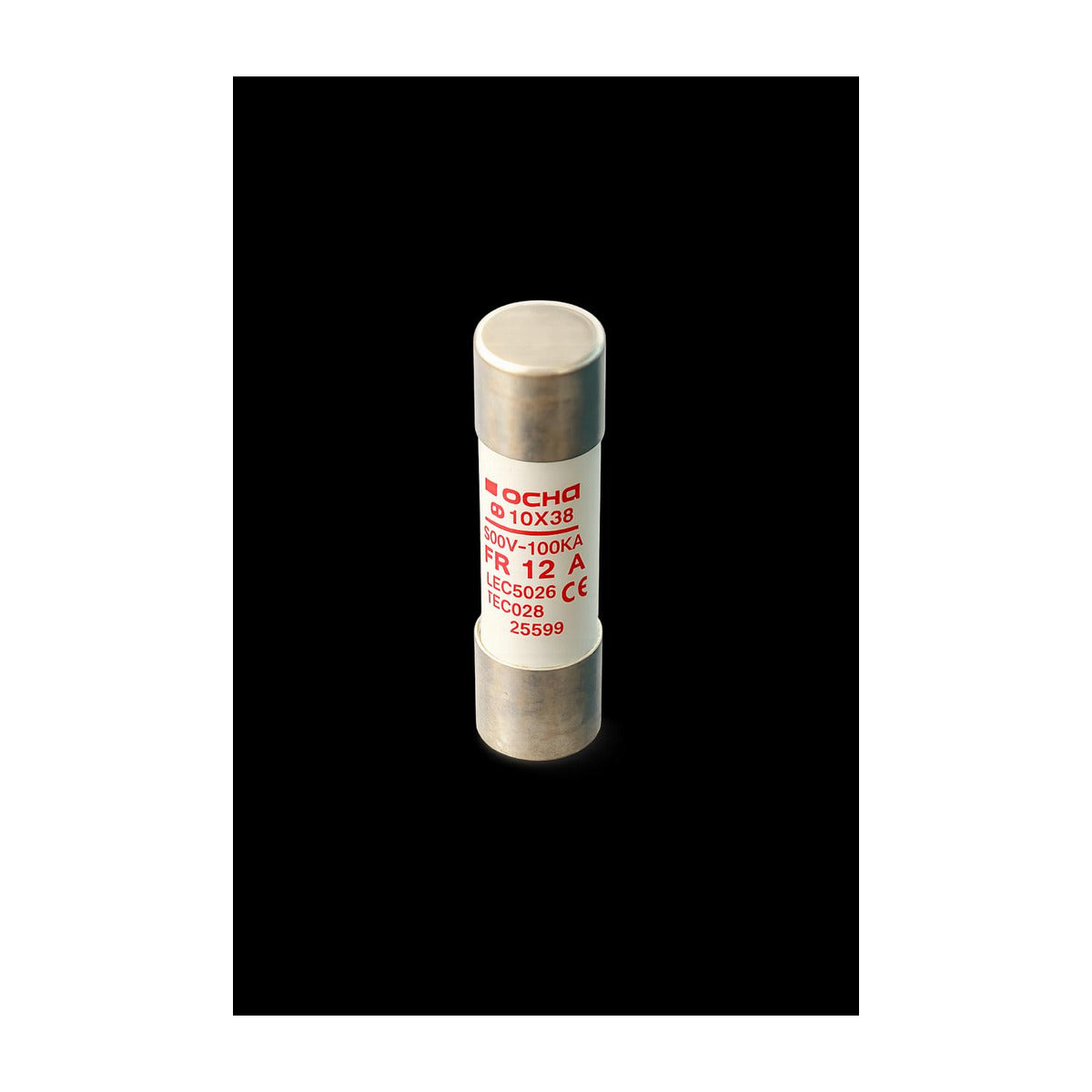 Fusible ultrarrápido aR EBCHQ de 12A 10x38 mm-1