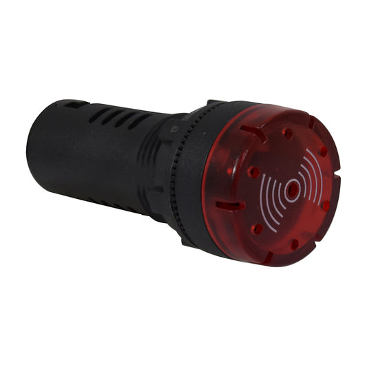 Luz piloto con buzzer EBCHQ rojo de 22mm 120 V-1