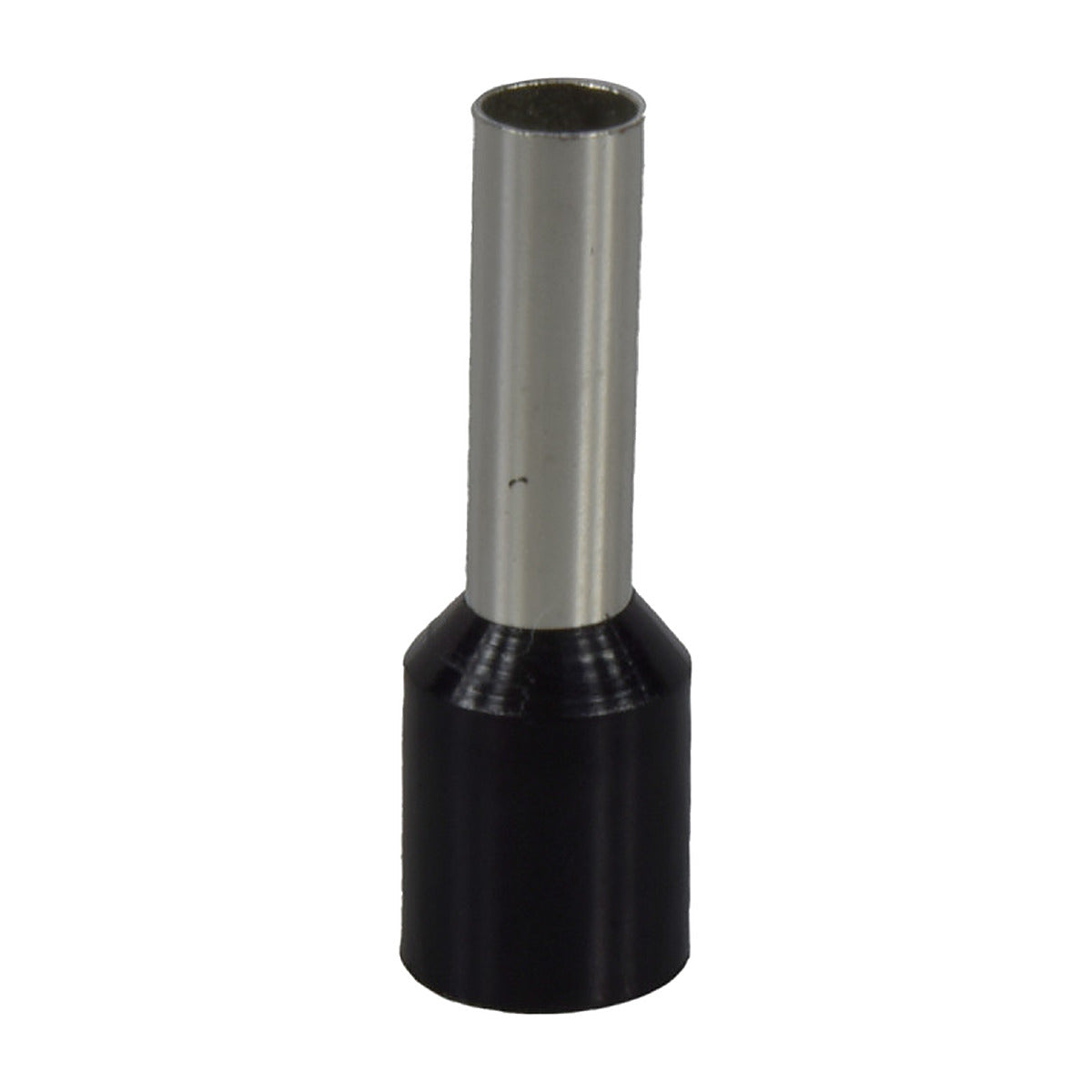 Terminal tubo EBCHQ 10 AWG negro bolsa de 100 E6012-1