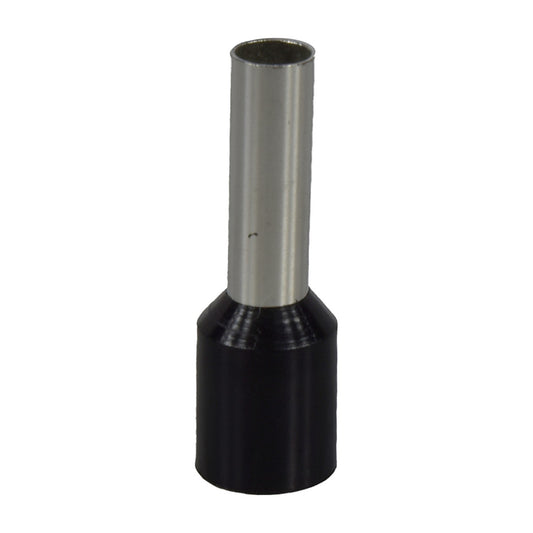 Terminal tubo EBCHQ 10 AWG negro bolsa de 100 E6012-1