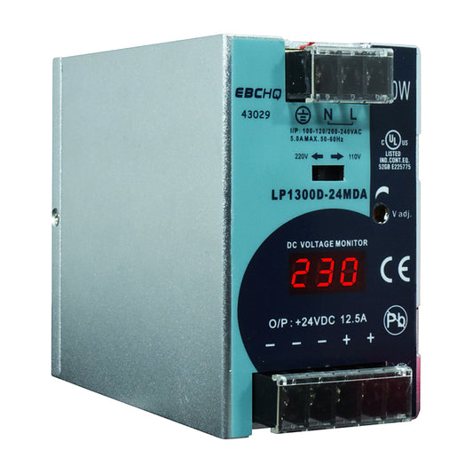 Fuente de poder EBCHQ 300W 24 VDC 12.5A LP1300D-24MDA-1