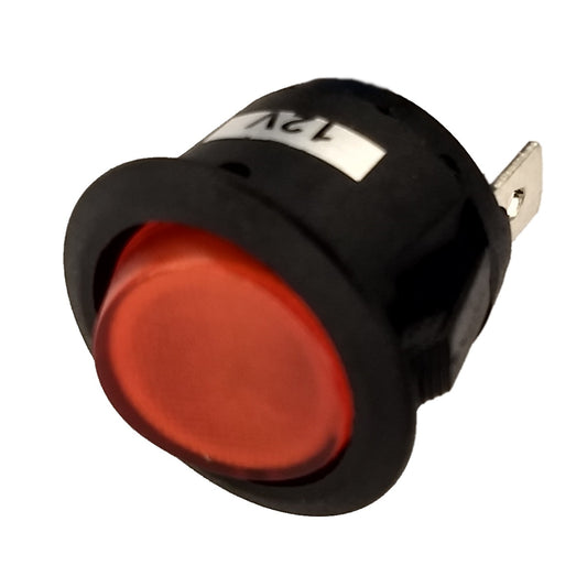 Switch ON OFF SPDT, con led rojo redondo 10A 12V-1