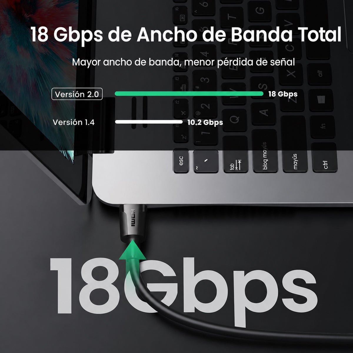 Cable HDMI 4K UGREEN de 2m