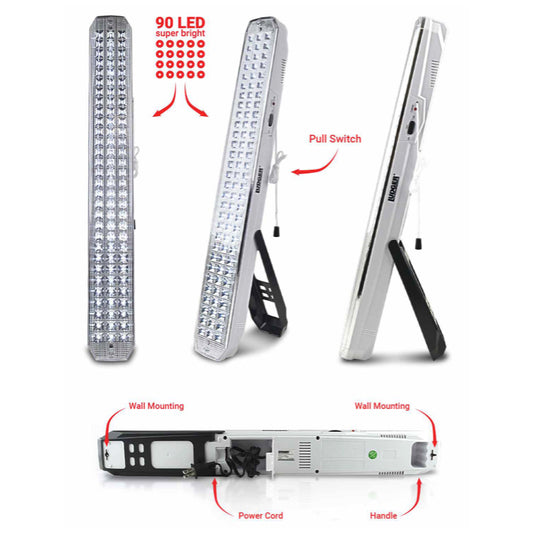 Lámpara de emergencia Ludger de 90 leds recargable-1