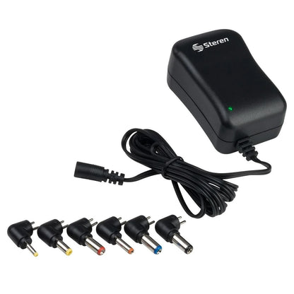 Adaptador AC-DC Steren variable de 3V a 12V 1.2A-1