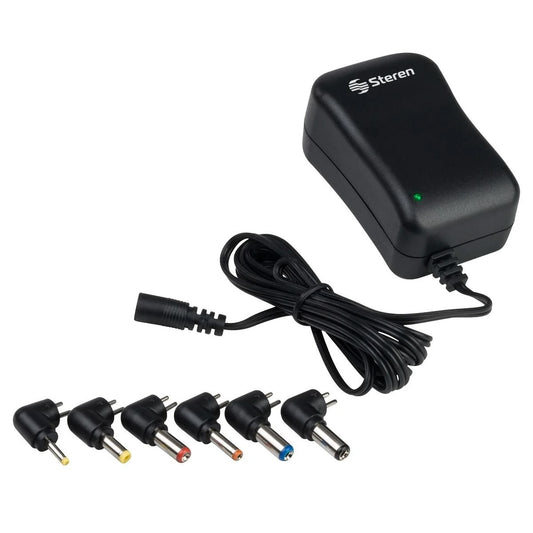 Adaptador AC-DC Steren variable de 3V a 12V 1.2A-1