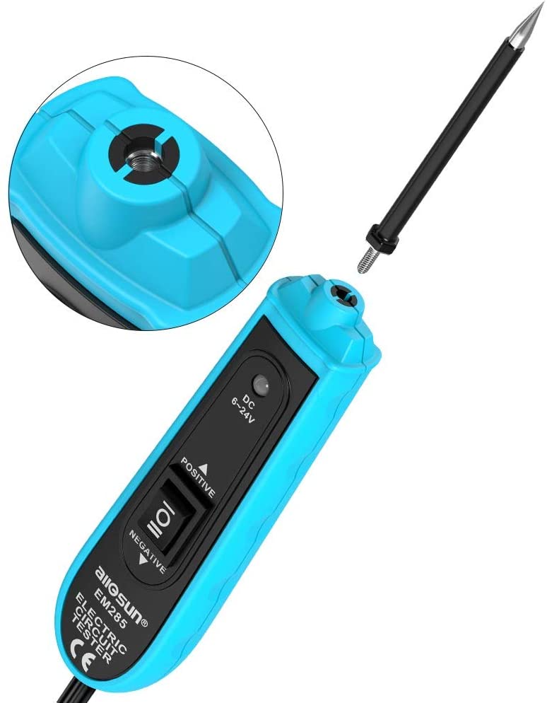 Punta lógica profesional EM285 con switch y tester de continuidad-2