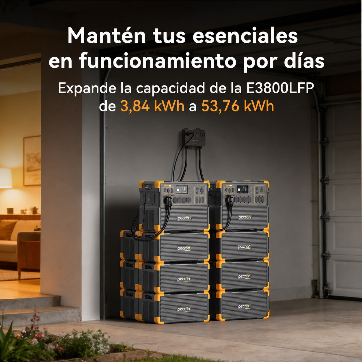 Batería de expansión para estaciones Pecron EP3800-48V
