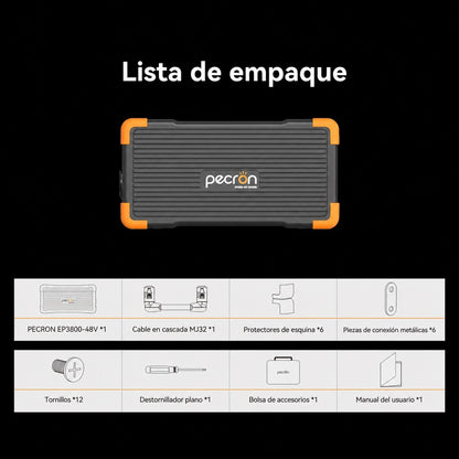 Batería de expansión para estaciones Pecron EP3800-48V