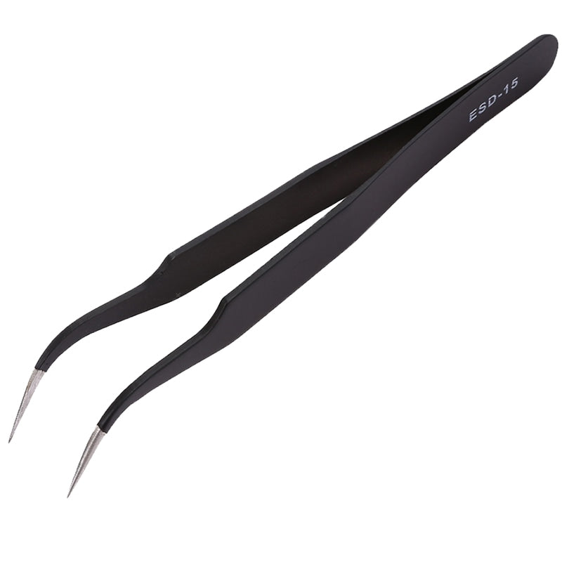 Pinza de precisión antiestática ZD ESD-15-1