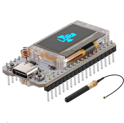 Placa de desarrollo con ESP32 + SX1276 y pantalla OLED-1