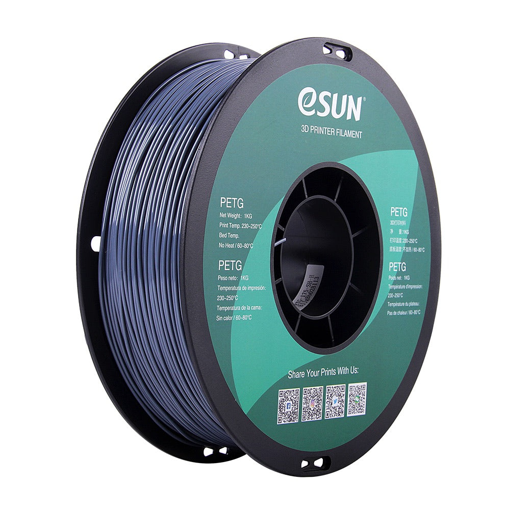 Filamento eSUN PETG gris-1