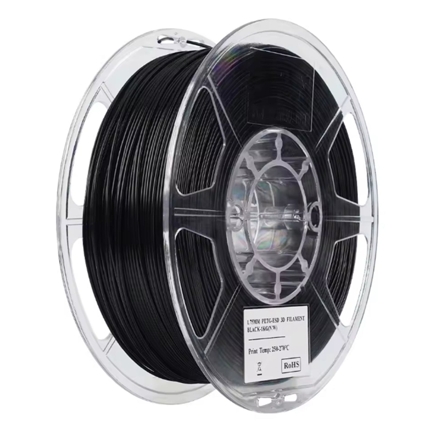 Filamento eSUN PETG-ESD negro