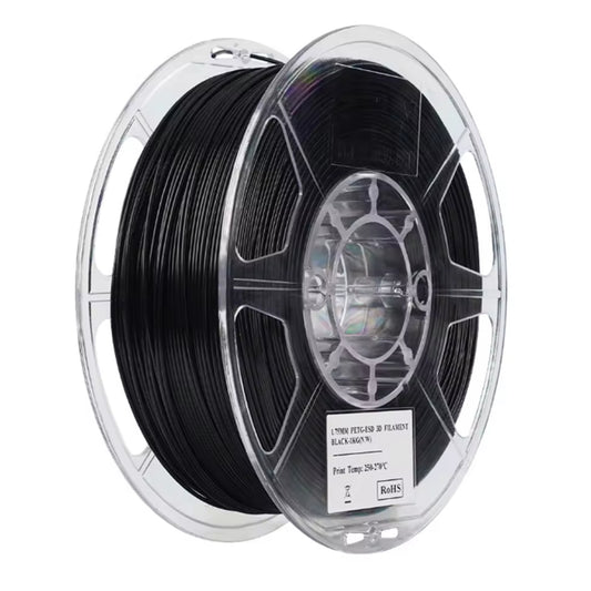 Filamento eSUN PETG-ESD negro