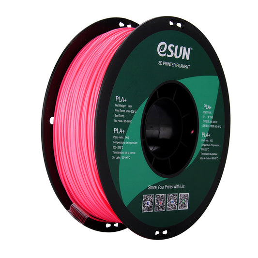 Filamento eSUN PLA+ rosado-1