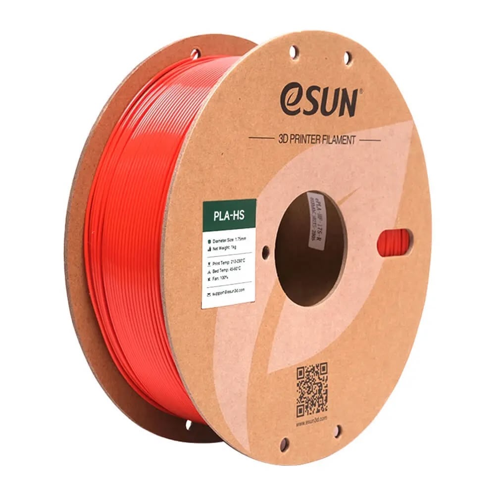 Filamento eSUN PLA+ HS rojo-1