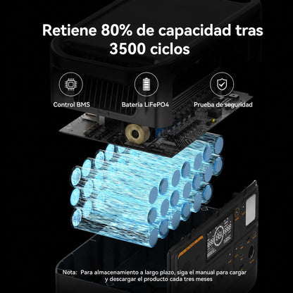 Estación eléctrica portátil Pecron F1000LFP
