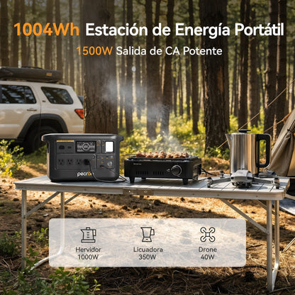 Estación eléctrica portátil Pecron F1000LFP
