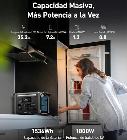 Estación eléctrica portátil Anker Solix F1500