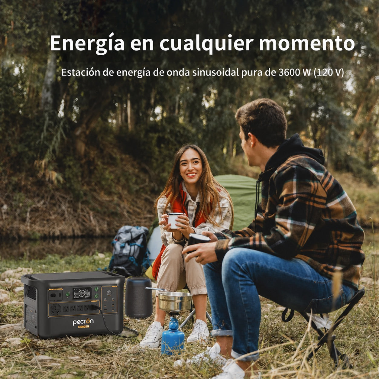 Estación eléctrica portátil Pecron F3000LFP