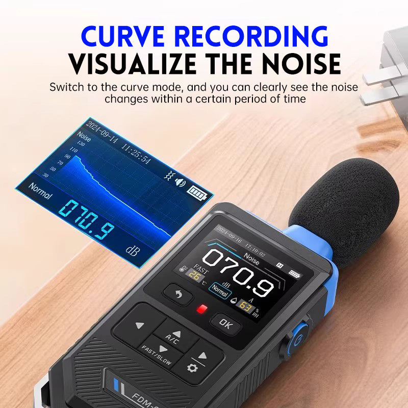 Medidor de nivel de sonido Fnirsi FDM-02