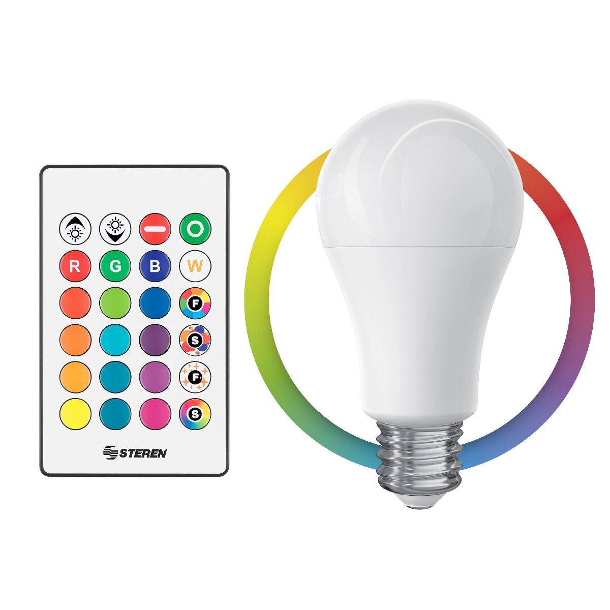 Bombilla LED Steren, de colores 5W-1
