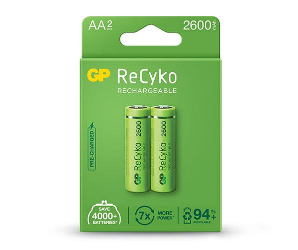 Batería GP Recargable NiMH AA 2700 mAh - par-2