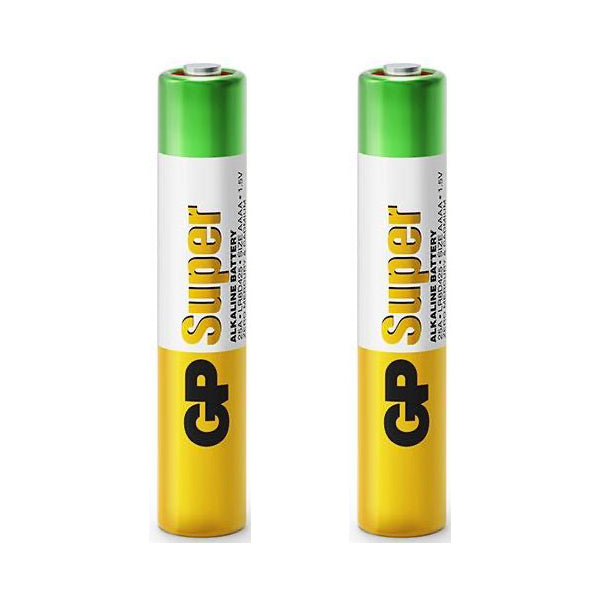 Batería GP Super Alcalina AAAA 1.5V - 2 piezas-1