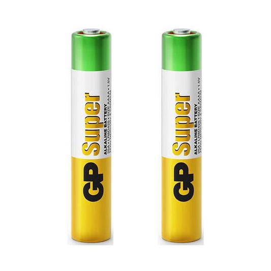Batería GP Super Alcalina AAAA 1.5V - 2 piezas-1