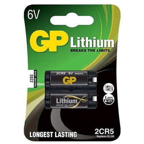 Batería GP de litio 2CR5 6V-1