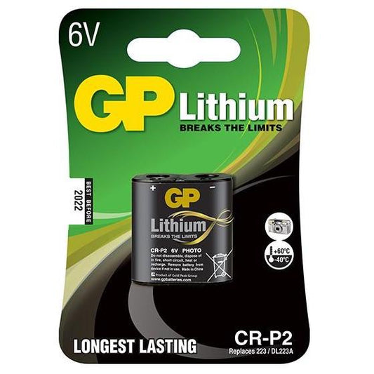 Batería GP de litio CR-P2 6V-2