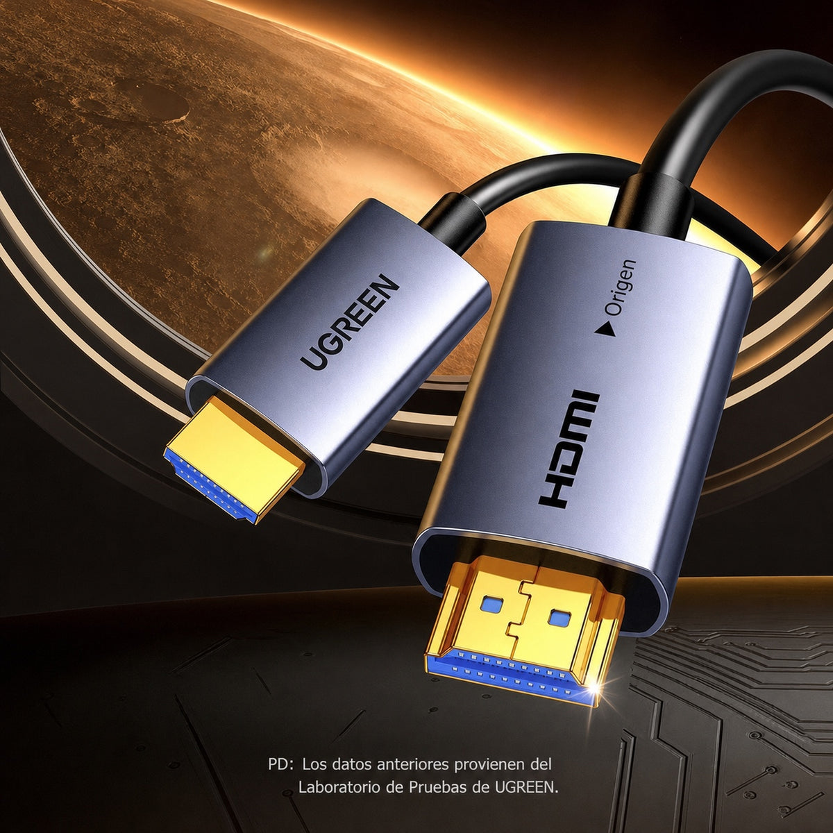 Cable HDMI 4K de fibra óptica UGREEN de 10m