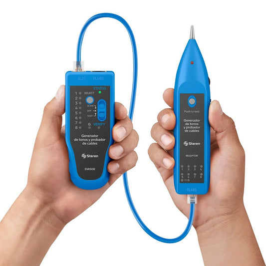 Generador de tonos para identificar cables de red
