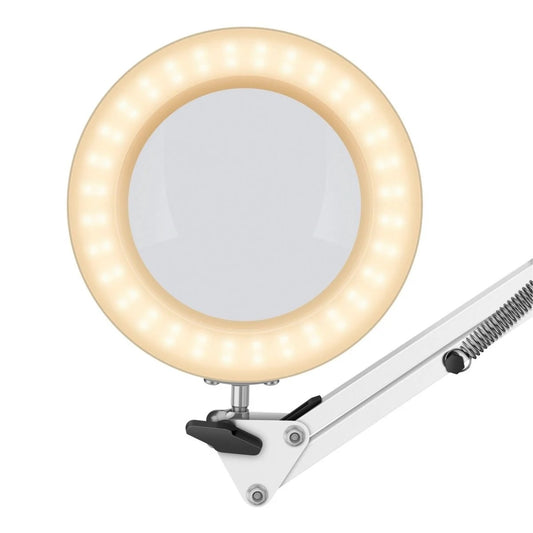 Lupa 5X con lámpara led, brazo articulado y 3 tonos de luz-2