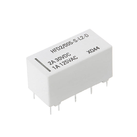 Relé HF magnético con enclave DPDT de 5V-1