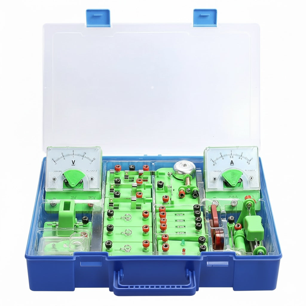 Kit educativo de electromagnetismo de 60 piezas - azul-1