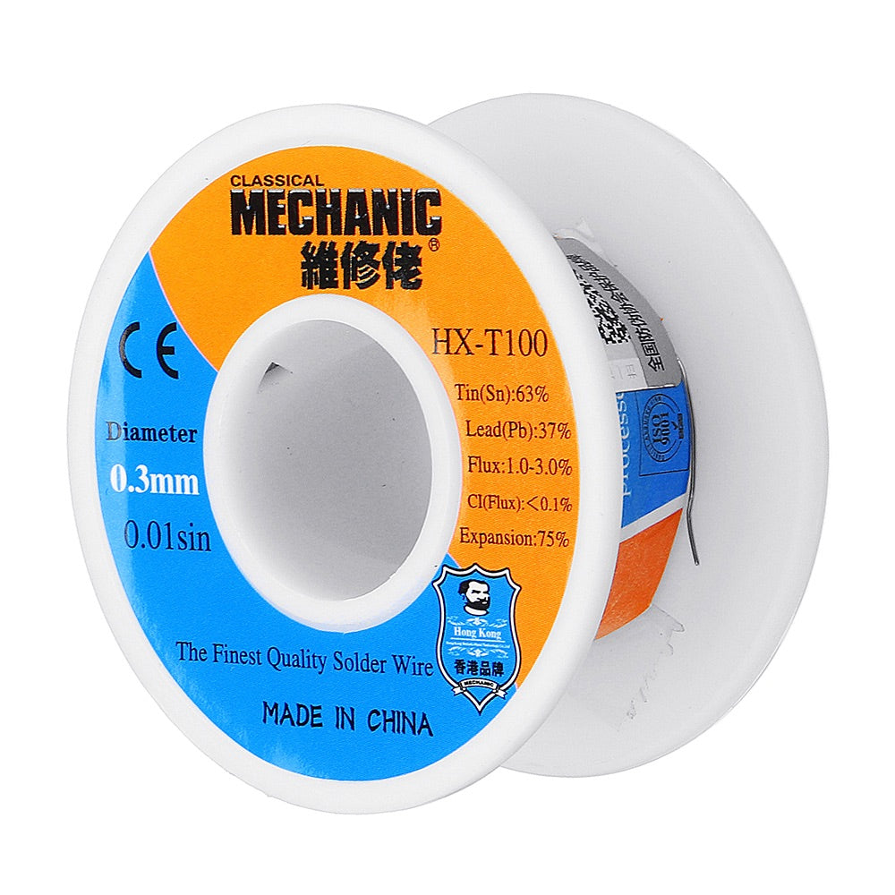 Carrete de estaño Mechanic HX-T100 63/37 de 0.3mm 55g-1