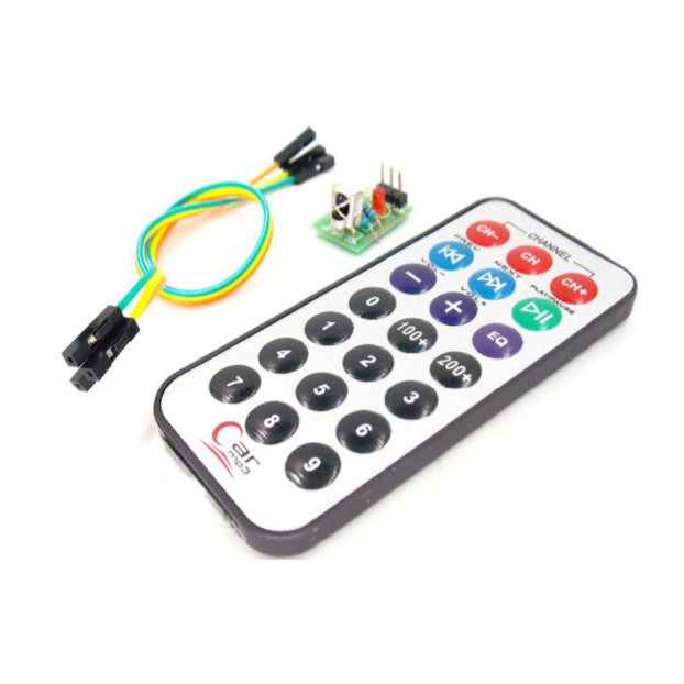Módulo de control IR HX1838 con receptor-1