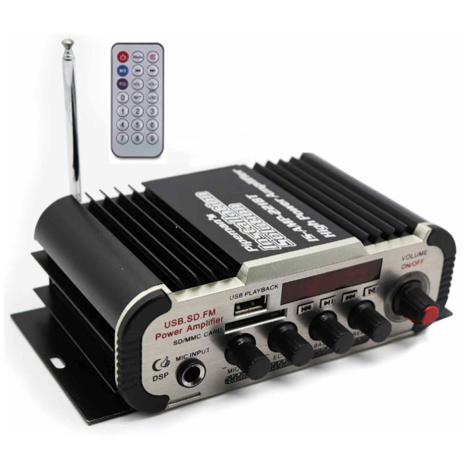 Amplificador de publidifusión I.S. 20W + 20W-1