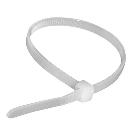 Cincho de amarre N.A. blanco de 35 cm, 100 piezas-1