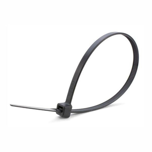 Cincho de amarre N.A. negro de 20 cm, 100 piezas-1