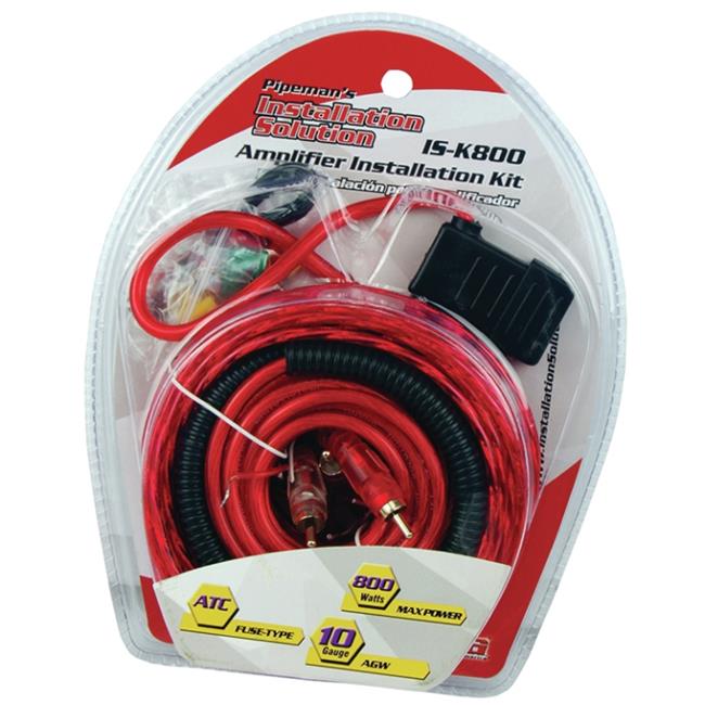 Kit de instalación I.S. IS-K800 calibre 10 color rojo-1