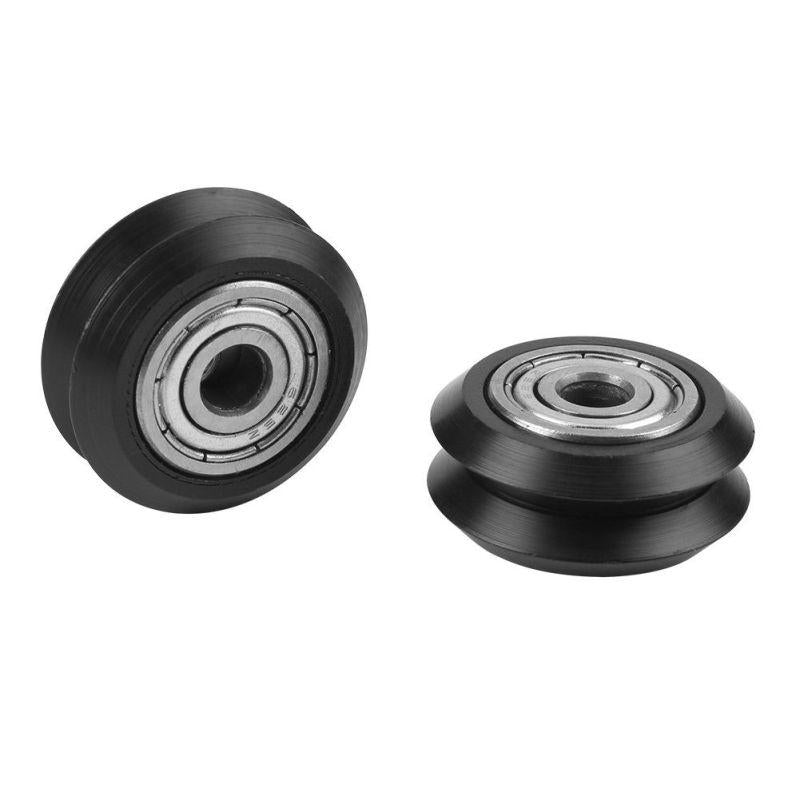 Cojinete de 5x24x10 mm con pieza de POM tipo V-2